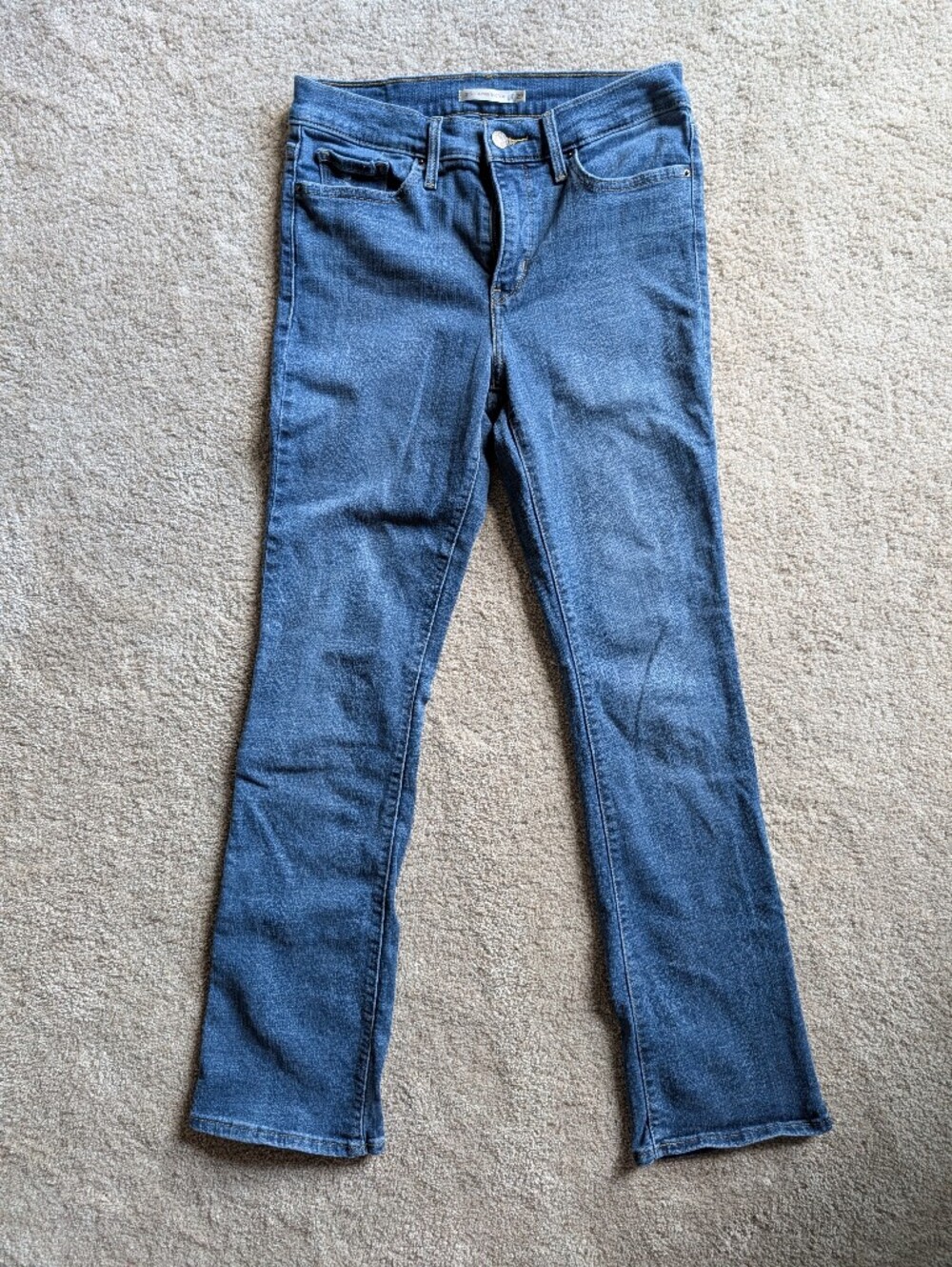 Levi's 315 Stretchy Boot Cut Blue Jeans W 29
